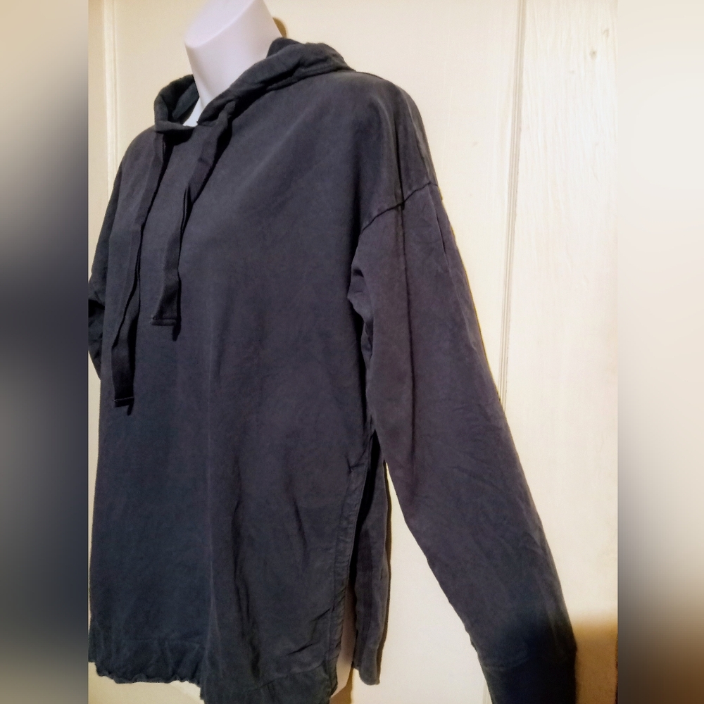 Arie Ladies Navy Blue Hooded Sweatshirt Sz XS - Picture 2 of 8